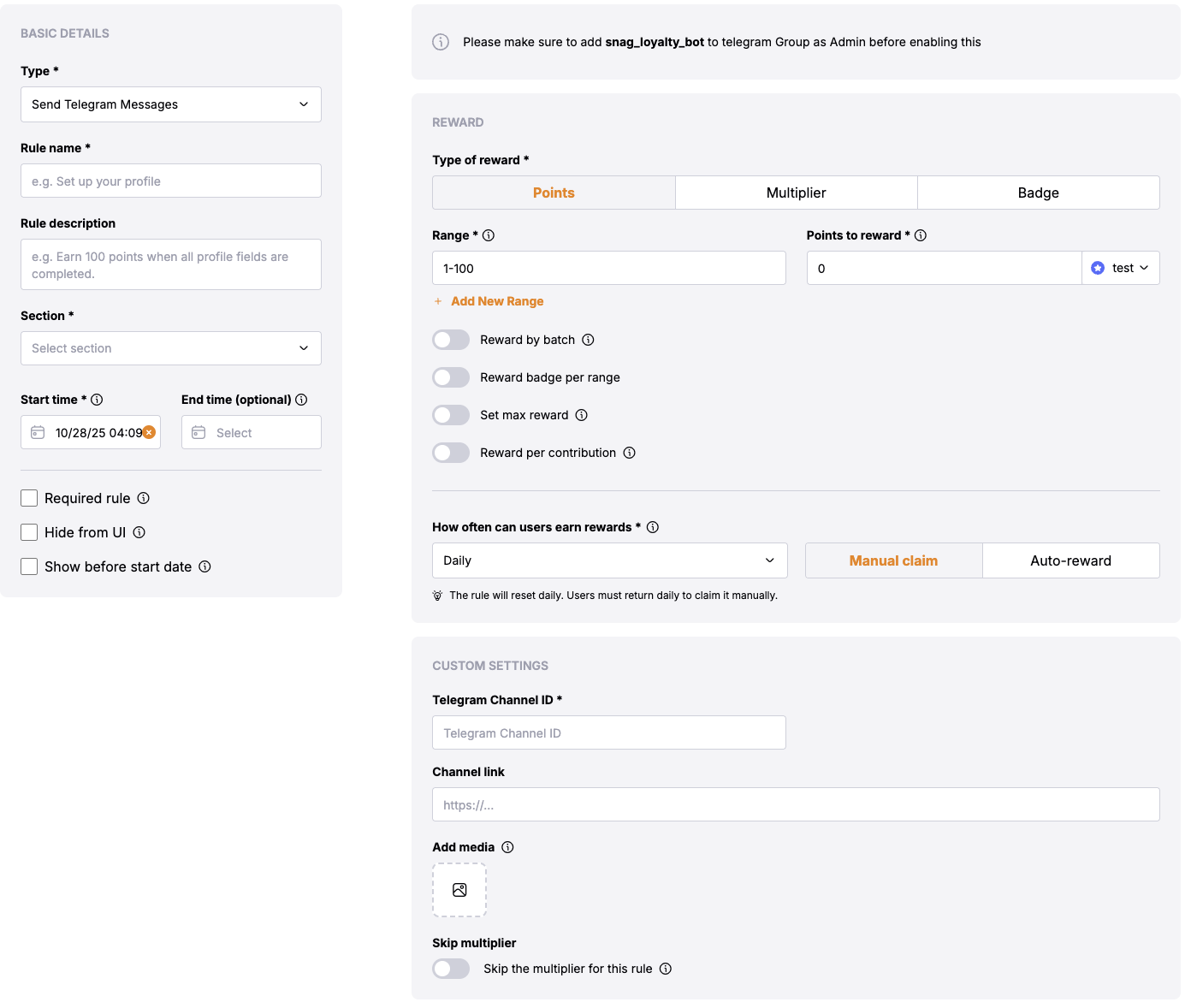 Telegram
Messages